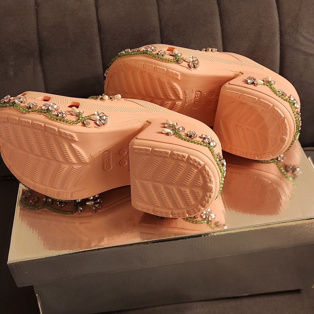 Simone Rochas × Crocs Siren Clog SS25 Powder Pink W9/M7 - Picture 5 of 11